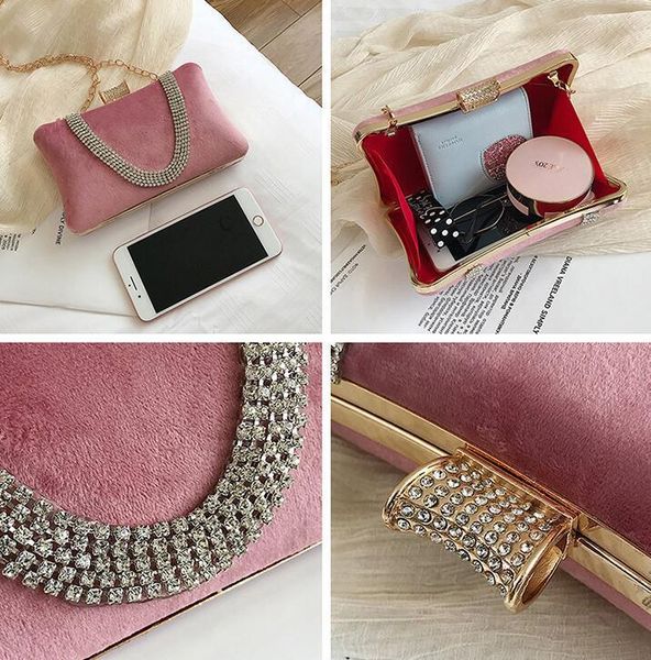 new- women handbag winter new velvet chain bag diamond dinner bag foreign gas diamond hard box clutch bag
new- women handbag winter new velvet chain bag diamond dinner bag foreign gas diamond hard box clutch bag
