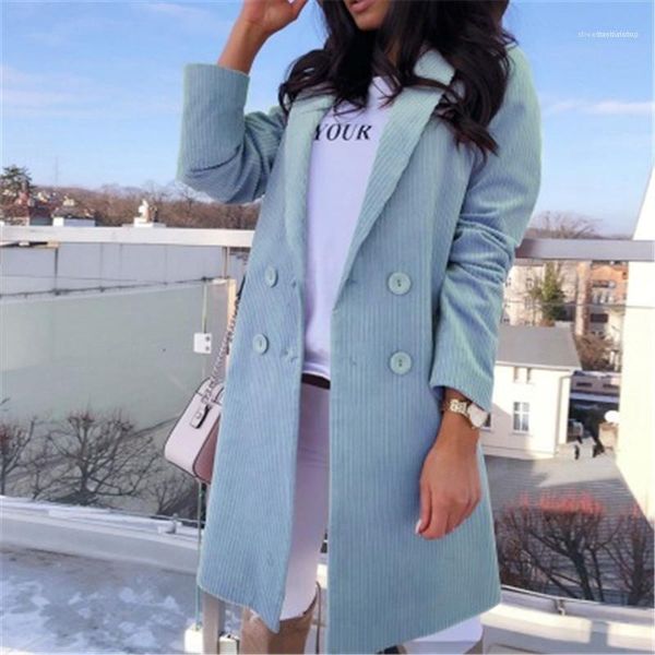 outerwear double breasted women blazer fashion solid color warm long sleeve casual female loose coat women winter designer slim, Black
outerwear double breasted women blazer fashion solid color warm long sleeve casual female loose coat women winter designer slim, Black