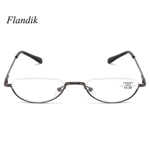 half frame reading glasses portable stainless steel metal presbyopia glasses prescription myopia spectacels frame, White;black
half frame reading glasses portable stainless steel metal presbyopia glasses prescription myopia spectacels frame, White;black