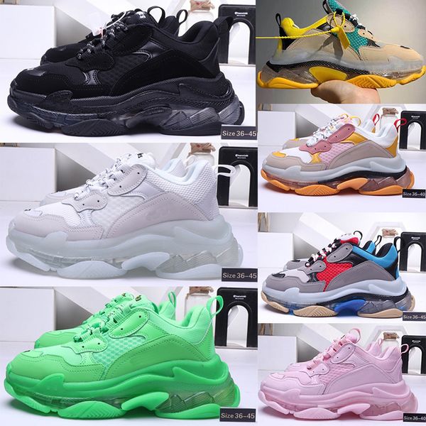 17fw designer triple-s casual shoes old dad crystal sole white black green navy grey men women sneakers fluo red paris trainers eur 36-45
17fw designer triple-s casual shoes old dad crystal sole white black green navy grey men women sneakers fluo red paris trainers eur 36-45