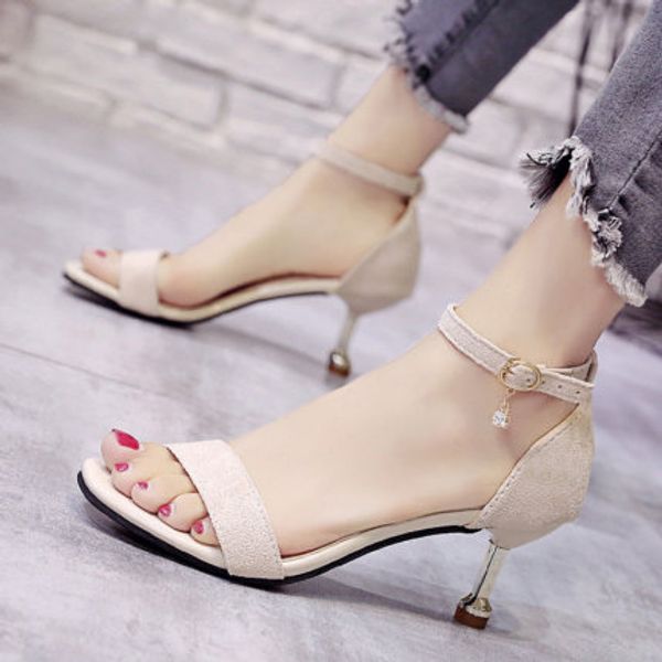 the word buckle high-heeled sandals female 2020 new summer wild open-toe fine-heeled cat heel sandals female ins tide, Black
the word buckle high-heeled sandals female 2020 new summer wild open-toe fine-heeled cat heel sandals female ins tide, Black