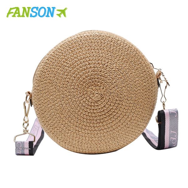 fanson women's bags straw round woven handmade designer summer beach bohemia rattan circle shoulder bag for female fashion
fanson women's bags straw round woven handmade designer summer beach bohemia rattan circle shoulder bag for female fashion