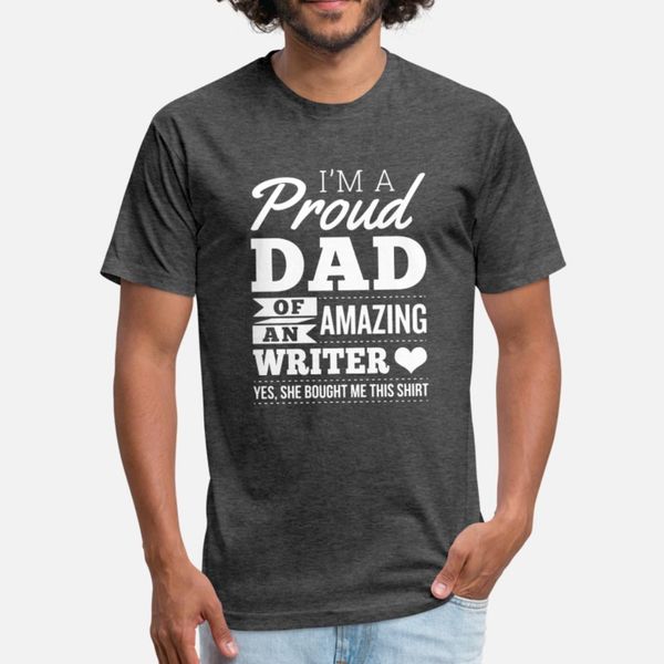 writer proud dad of an amazing writer t shirt men create cotton crew neck costume anti-wrinkle new style spring autumn pictures shirt
writer proud dad of an amazing writer t shirt men create cotton crew neck costume anti-wrinkle new style spring autumn pictures shirt