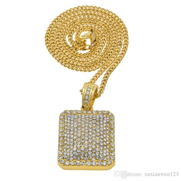 new hip-hop necklace jewelry heavy gold silver full of rhinestone hip hop tide dog tag men and women fashion chain for gift
new hip-hop necklace jewelry heavy gold silver full of rhinestone hip hop tide dog tag men and women fashion chain for gift