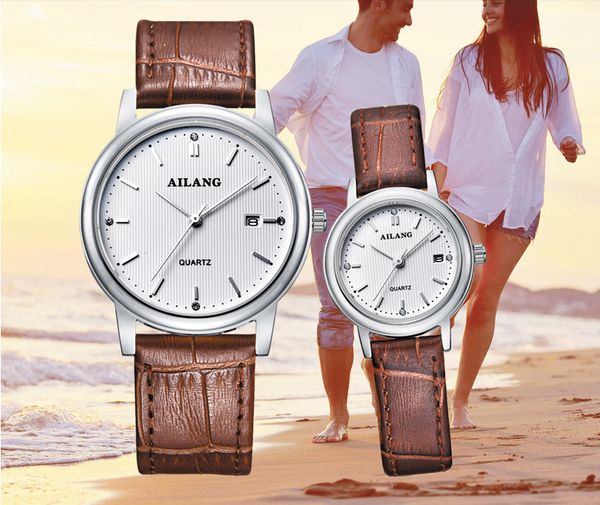 designer classic lovers simple fashion quartz watches waterproof real leather business dress wrist watch calendar relojes w042, Slivery;brown
designer classic lovers simple fashion quartz watches waterproof real leather business dress wrist watch calendar relojes w042, Slivery;brown