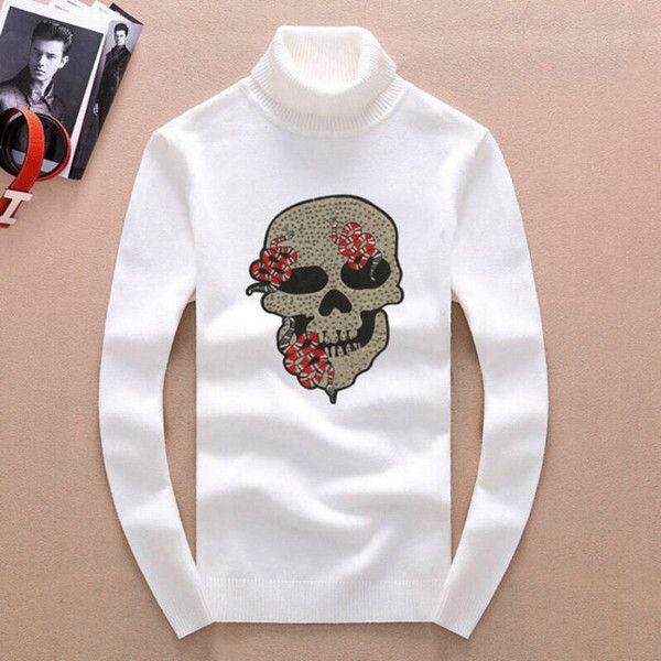 men's sweater, round neck pullover winter sweater. fashion knitted slim pullover, men's casual double collar long sleeves, sweater, White;black
men's sweater, round neck pullover winter sweater. fashion knitted slim pullover, men's casual double collar long sleeves, sweater, White;black