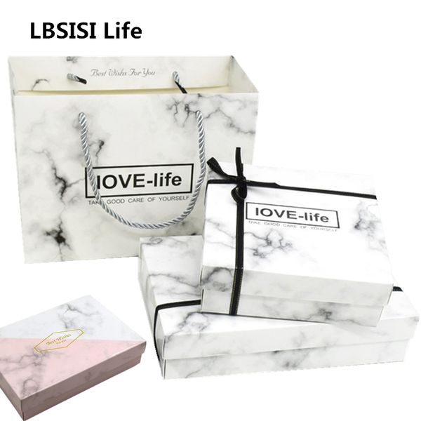 lbsisi life packaging bag paper gift box bag with handles marble hand bags favor dec love wish with ribbon
lbsisi life packaging bag paper gift box bag with handles marble hand bags favor dec love wish with ribbon