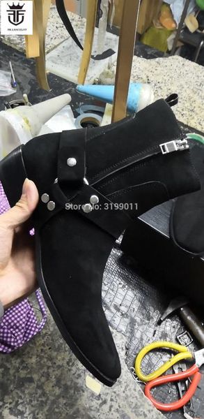 fr.lancelot 2020 new men boots suede boots low heel men short ankle booties zip up party shoe comfor walking, Black
fr.lancelot 2020 new men boots suede boots low heel men short ankle booties zip up party shoe comfor walking, Black