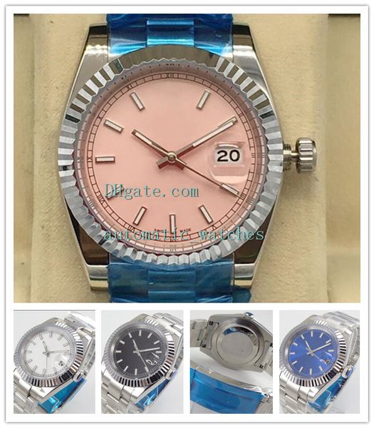 mechanical watches date 36mm 116231 116203 black white dial stainless steel bracelet asia 2813 automatic men's wristwatches, Slivery;brown
mechanical watches date 36mm 116231 116203 black white dial stainless steel bracelet asia 2813 automatic men's wristwatches, Slivery;brown