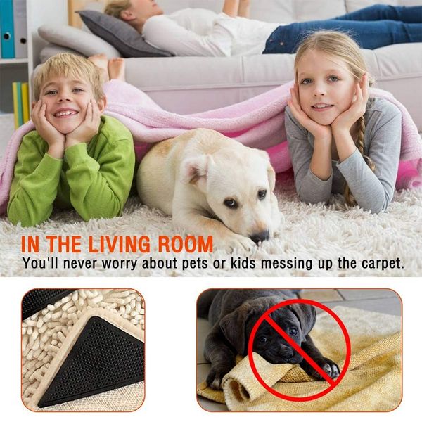 4pcs/set reusable washable rug carpet mat grippers non slip silicone safety bath mat grip protect for home bathroom living room new
4pcs/set reusable washable rug carpet mat grippers non slip silicone safety bath mat grip protect for home bathroom living room new
