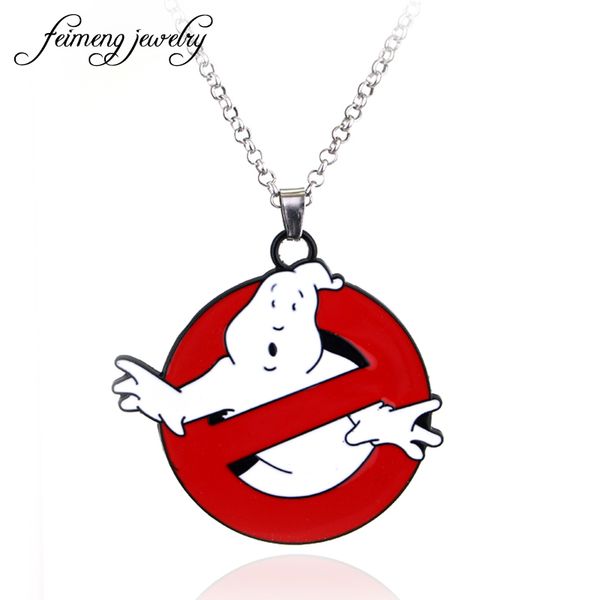 pendant necklaces feimeng jewelry movie ghostbusters necklace red prohibit ghost logo for men fashion accessories, Silver
pendant necklaces feimeng jewelry movie ghostbusters necklace red prohibit ghost logo for men fashion accessories, Silver