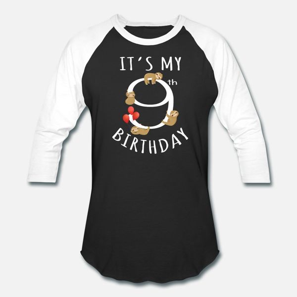 it s my 9th birthday sloth 9 years old kid bday t shirt men designer cotton plus size 3xl family interesting humor summer style shirt
it s my 9th birthday sloth 9 years old kid bday t shirt men designer cotton plus size 3xl family interesting humor summer style shirt