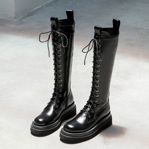 boots mordoan 2021 autumn leather shoes long women british style all-match single women's, Black
boots mordoan 2021 autumn leather shoes long women british style all-match single women's, Black