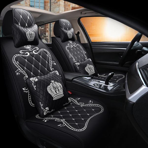 kkysyelva eco-friendly leather crown car fully enclosed seat cover is suitable for five-seat sedan suv models using car cushions
kkysyelva eco-friendly leather crown car fully enclosed seat cover is suitable for five-seat sedan suv models using car cushions