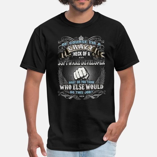 s for men job software developer t shirt men customize 100% cotton s-xxxl trend famous funny casual spring autumn natural shirt
s for men job software developer t shirt men customize 100% cotton s-xxxl trend famous funny casual spring autumn natural shirt