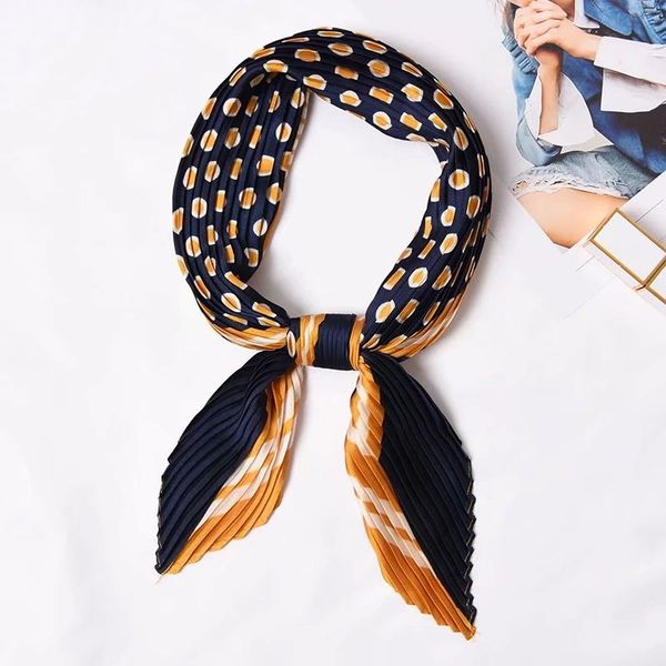 scarves small crinkle dot silk scarf for women crumple neck wear pleated handkerchief foulard femme bandana yellow 55*55cm, Blue;gray
scarves small crinkle dot silk scarf for women crumple neck wear pleated handkerchief foulard femme bandana yellow 55*55cm, Blue;gray