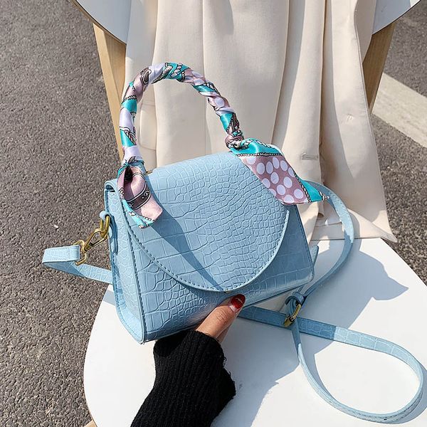 crocodile pattern pu leather crossbody bags for women 2020 female shoulder handbags lady totes with scarves design
crocodile pattern pu leather crossbody bags for women 2020 female shoulder handbags lady totes with scarves design