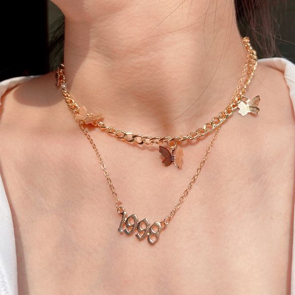 quality fashion butterfly choker necklace for women multilayer gold color year number necklace new design jewelry party gift
quality fashion butterfly choker necklace for women multilayer gold color year number necklace new design jewelry party gift