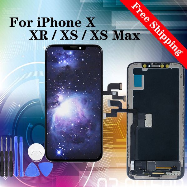 for iphone x xr xs xs max lcd display touch screen replacement touch digeiter assembly with tempered film gifts
for iphone x xr xs xs max lcd display touch screen replacement touch digeiter assembly with tempered film gifts