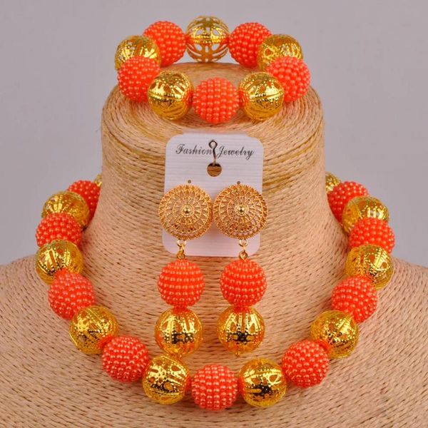 majalia new classic nigeria wedding imitation pearl jewelry orange african beaded wedding jewelry set xx-17, Silver
majalia new classic nigeria wedding imitation pearl jewelry orange african beaded wedding jewelry set xx-17, Silver