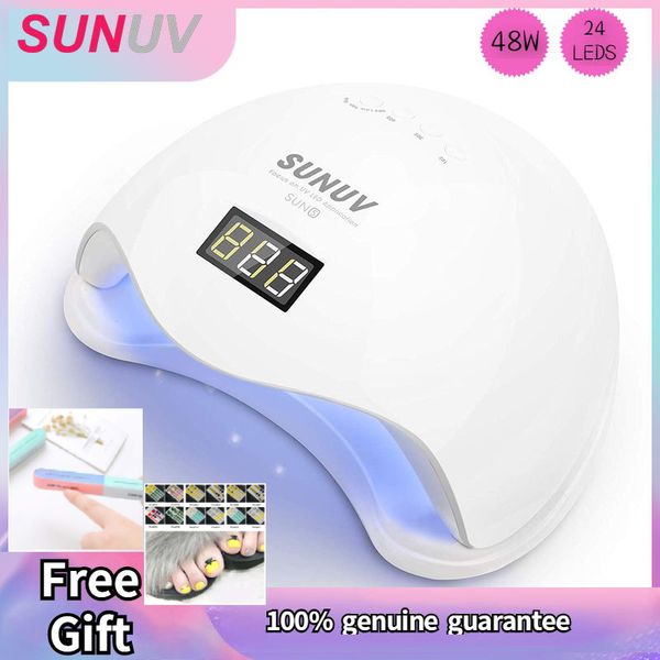 sunuv sun5 48w uv led nail lamp dryer for gel nail polish curing manicure pedicure with gifts sticker and file
sunuv sun5 48w uv led nail lamp dryer for gel nail polish curing manicure pedicure with gifts sticker and file
