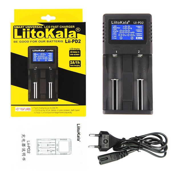 liitokala lii-pd2 lcd smart 18650 battery charger li-ion 18650 26700 16340 26650 21700 26700 lcd battery charger nimh battery smart charger
liitokala lii-pd2 lcd smart 18650 battery charger li-ion 18650 26700 16340 26650 21700 26700 lcd battery charger nimh battery smart charger