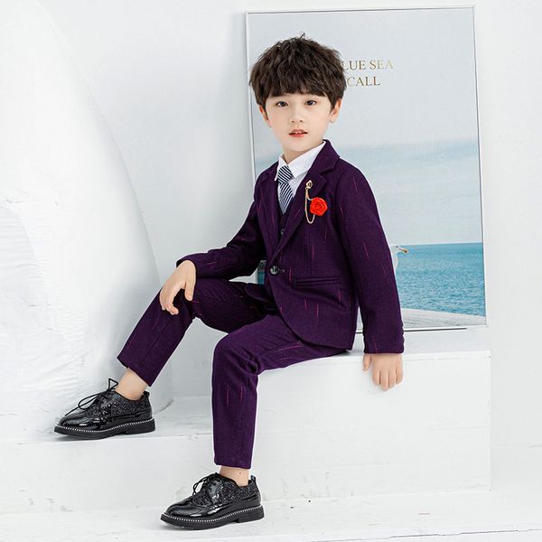 new flower boys formal suits kids wedding blazer pants waistcoat 3pcs clothing set baby birthday prom piano party tuxedo costume, Blue
new flower boys formal suits kids wedding blazer pants waistcoat 3pcs clothing set baby birthday prom piano party tuxedo costume, Blue