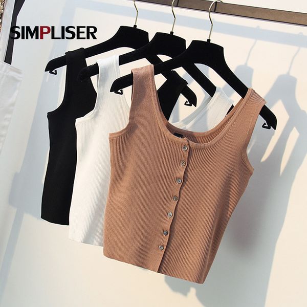 knitting tees crop women 2020 knitted tank vest summer camisole women white sleeveless fitness femme shirt, White;black
knitting tees crop women 2020 knitted tank vest summer camisole women white sleeveless fitness femme shirt, White;black