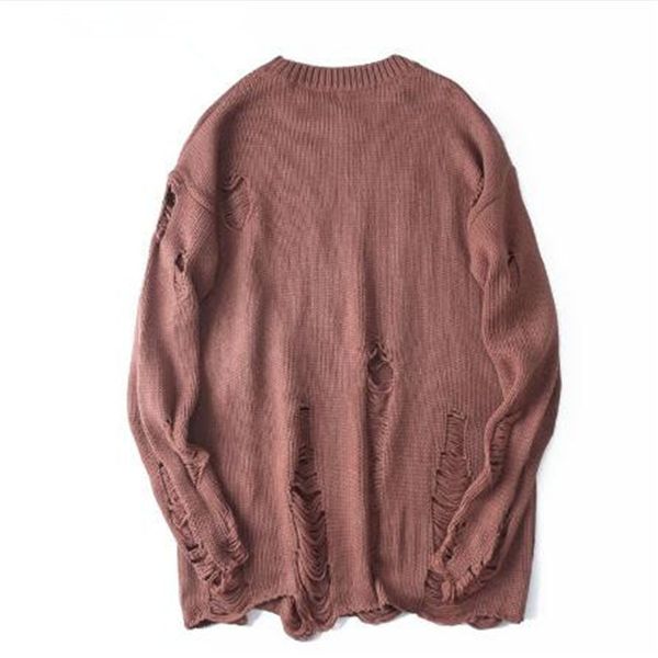 sweater mens hop knitted streetwear destroyed fashion sweater hip male ripped holes distressed loose pullover sweaters wgtrc, Black
sweater mens hop knitted streetwear destroyed fashion sweater hip male ripped holes distressed loose pullover sweaters wgtrc, Black