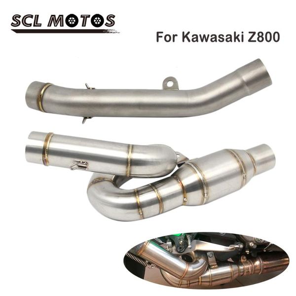 scl motos 1pc motorcycle stainless steel exhaust middle pipe link pipe connector adapter for z800 2013-2020 motorbike
scl motos 1pc motorcycle stainless steel exhaust middle pipe link pipe connector adapter for z800 2013-2020 motorbike
