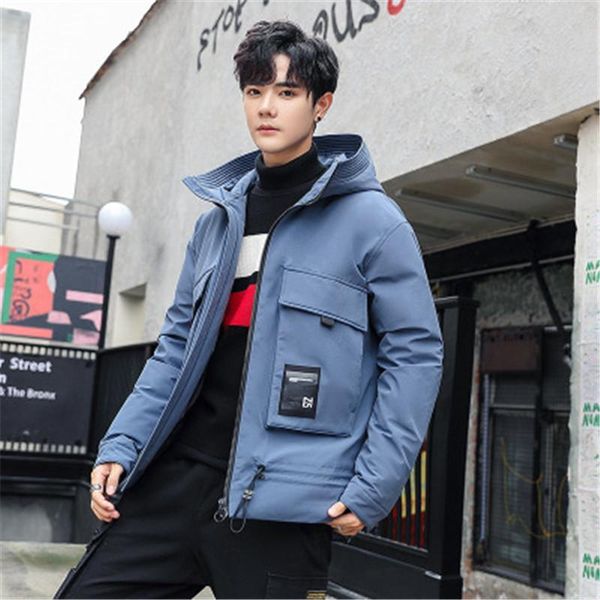 man down jacket fashion korean version thicken tooling pullover outerwear designer male new long sleeve casual zipper couple hooded coats, Black;brown
man down jacket fashion korean version thicken tooling pullover outerwear designer male new long sleeve casual zipper couple hooded coats, Black;brown