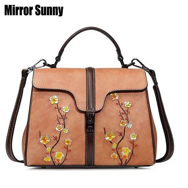 new arrival messenger bags for women plum blossom embossed genuine leather female handbags flap handle bag large capacity
new arrival messenger bags for women plum blossom embossed genuine leather female handbags flap handle bag large capacity