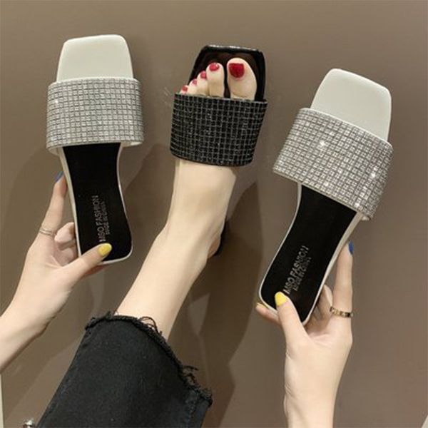 summer women's sandals and slippers large 41-42 fashion rhinestone casual flat women's sandals shoes zapatos de mujer, Black
summer women's sandals and slippers large 41-42 fashion rhinestone casual flat women's sandals shoes zapatos de mujer, Black