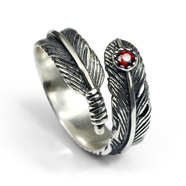 925 sterling silver red natural stone feather couples promise ring fashion jewelry wholesale
925 sterling silver red natural stone feather couples promise ring fashion jewelry wholesale