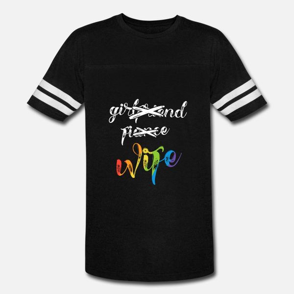 girlfriend fiance wife lesbian pride shirt lgbt wedding t shirt men knitted short sleeve round collar loose funny spring autumn
girlfriend fiance wife lesbian pride shirt lgbt wedding t shirt men knitted short sleeve round collar loose funny spring autumn
