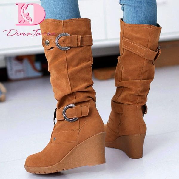 boots doratasia big size 43 comfortable 2021 wedges high heels vintage winter shoes women snow, Black
boots doratasia big size 43 comfortable 2021 wedges high heels vintage winter shoes women snow, Black