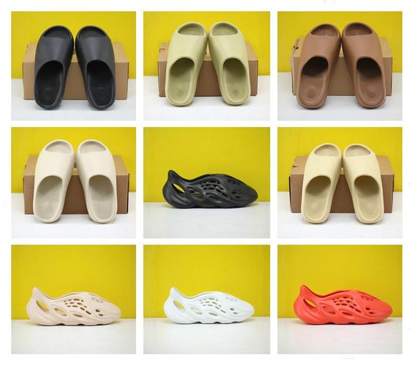 foam runner sandal slipper triple black white bone resin desert sand kanye west men women designer slides sandals shoes us 5-11
foam runner sandal slipper triple black white bone resin desert sand kanye west men women designer slides sandals shoes us 5-11