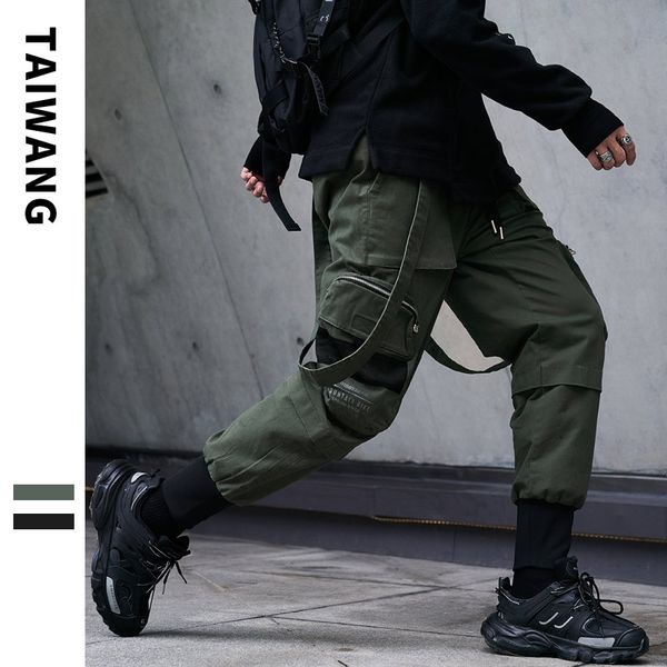 men's pants legible spring autumn cargo men loose casual mens pant solid joggers korean for, Black
men's pants legible spring autumn cargo men loose casual mens pant solid joggers korean for, Black