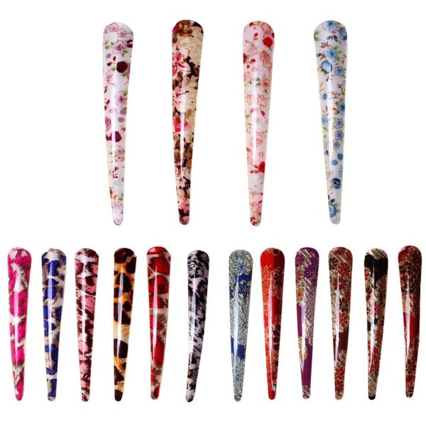 5.3 inch large metal duck clips leopard floral print acrylic alligator beak hairpin women long jaw concord barrettes
5.3 inch large metal duck clips leopard floral print acrylic alligator beak hairpin women long jaw concord barrettes
