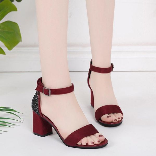 block heels med buckle strap fashion womens shoes 2020 high sandals female open toe chunky medium luxury for beige comfort, Black
block heels med buckle strap fashion womens shoes 2020 high sandals female open toe chunky medium luxury for beige comfort, Black