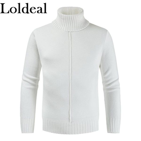 men's sweaters loldeal men warm sweater fashion solid color knit casual slim high collar pullover, White;black
men's sweaters loldeal men warm sweater fashion solid color knit casual slim high collar pullover, White;black