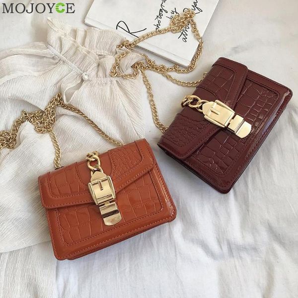 fashion crocodile leather messenger bag women girls retro stone pattern chain shoulder crossbody saddle bags female solid color
fashion crocodile leather messenger bag women girls retro stone pattern chain shoulder crossbody saddle bags female solid color