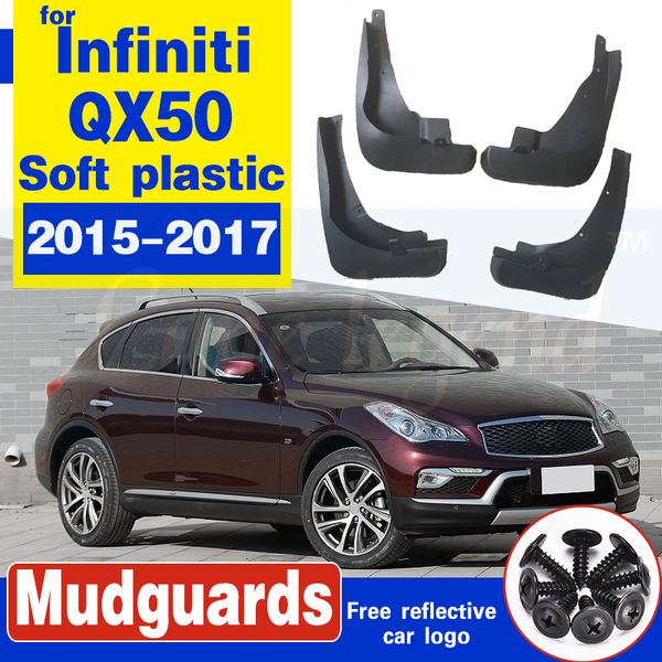 mud flaps for infiniti qx50 2015-2017 mudguards fender mud flap splash guard fenders mudguard car accessories front rear 4 pcs
mud flaps for infiniti qx50 2015-2017 mudguards fender mud flap splash guard fenders mudguard car accessories front rear 4 pcs