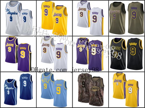 los angeles laker men #9 rajon rondo white nba green men jersey, Black
los angeles laker men #9 rajon rondo white nba green men jersey, Black