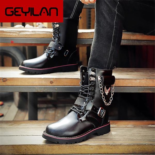мужская обувь осень зима снег мужчины boots high-cut мода теплый повседневная обувь цепи hip hop, Black
мужская обувь осень зима снег мужчины boots high-cut мода теплый повседневная обувь цепи hip hop, Black