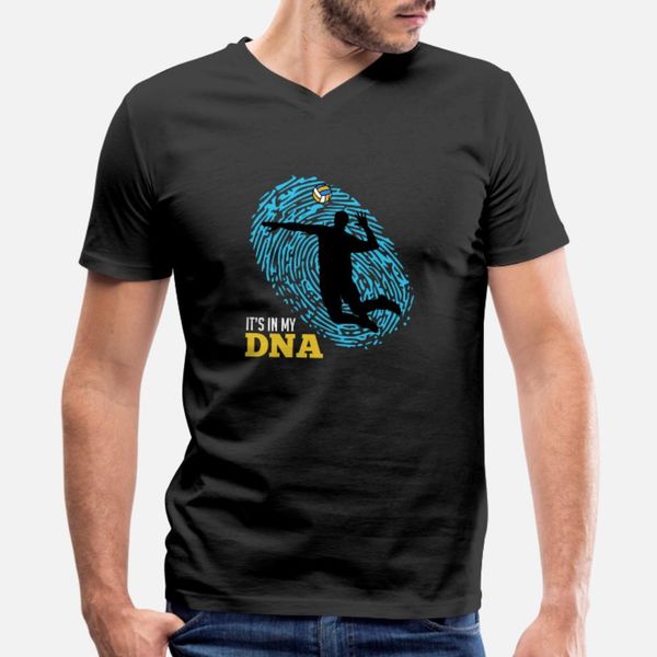 volleyball player dna t shirt men personalized cotton o neck clothes interesting new fashion summer style outfit shirt