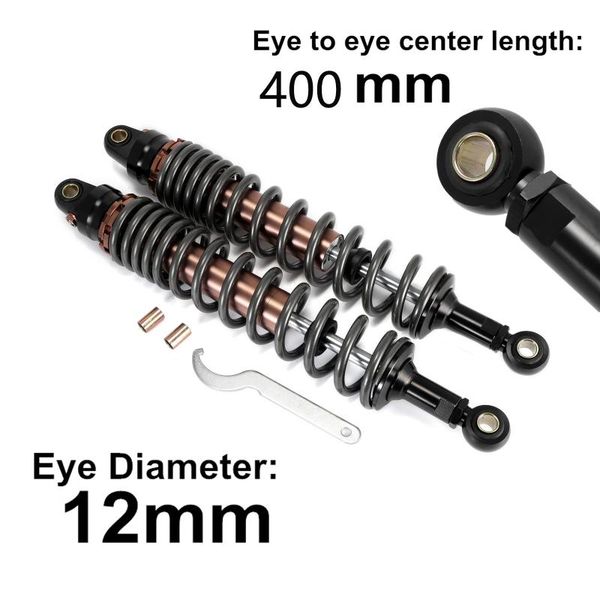 motorcycle absorber rear motor scooter atv quad dir suspension air 400mm universals
motorcycle absorber rear motor scooter atv quad dir suspension air 400mm universals