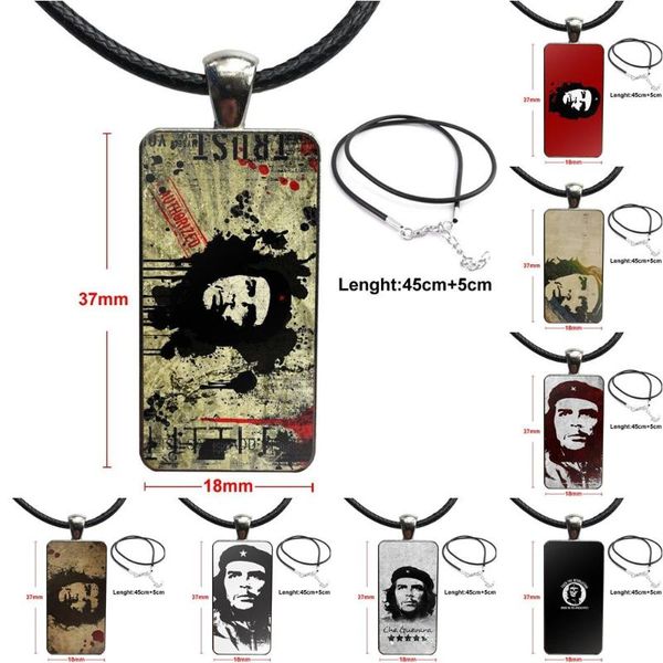 revolutionist che guevara design fashion vintage glass women rectangle necklace pendants for men women gift, Silver
revolutionist che guevara design fashion vintage glass women rectangle necklace pendants for men women gift, Silver