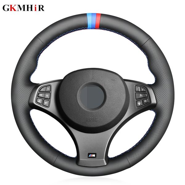 black soft artificial leather diy hand-stitched car steering wheel cover for x3 (m sport) e83 2005-2010
black soft artificial leather diy hand-stitched car steering wheel cover for x3 (m sport) e83 2005-2010