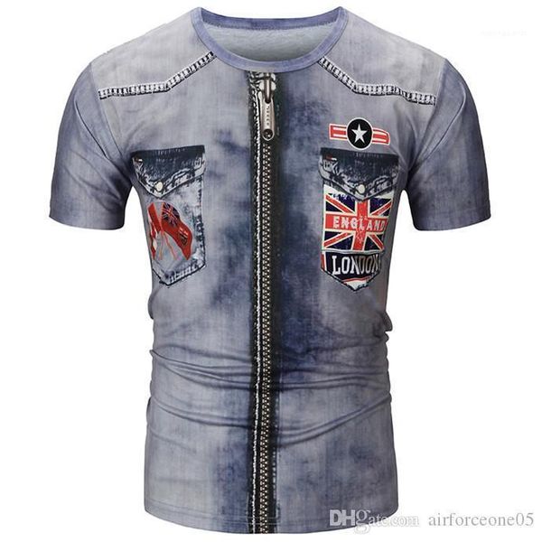 цифровой жан печать мужского tshirts лето o шея с короткого рукавом креативного tops сша джинсы мужского tees 3d, White;black
цифровой жан печать мужского tshirts лето o шея с короткого рукавом креативного tops сша джинсы мужского tees 3d, White;black